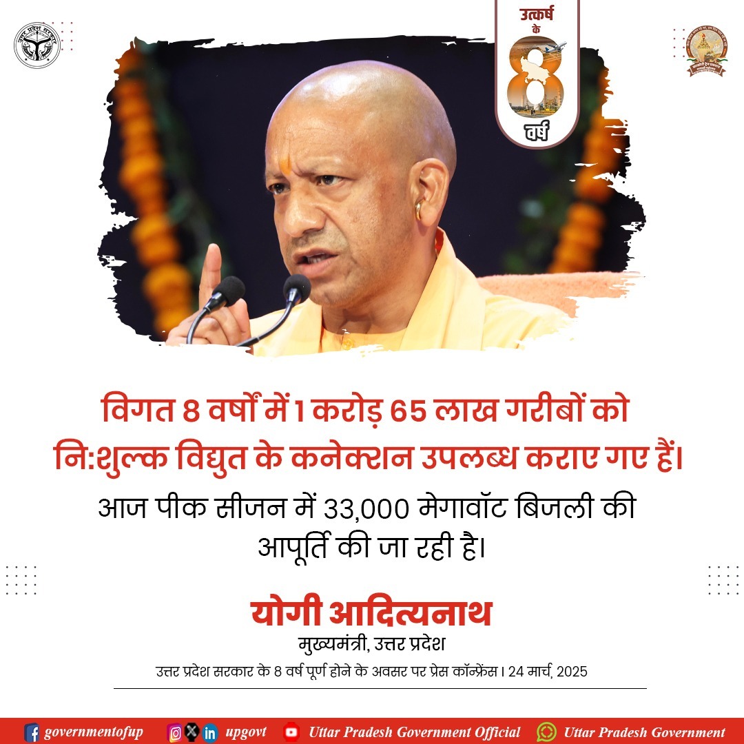 rameshshuklabjp's tweet photo. सेवा, सुशासन और गरीब कल्याण हेतु समर्पित देश के यशस्वी प्रधानमंत्री श्री @narendramodi जी के कुशल मार्गदर्शन एवं माननीय मुख्यमंत्री श्री @myogiadityanath जी के उत्तम नेत���त्व में उत्तर प्रदेश भाजपा सरकार के सफलतापूर्वक 8 वर्ष पूर्ण होने पर हार्दिक बधाई एवं शुभकामनाएं। https://t.co/hNQST3u4QB
