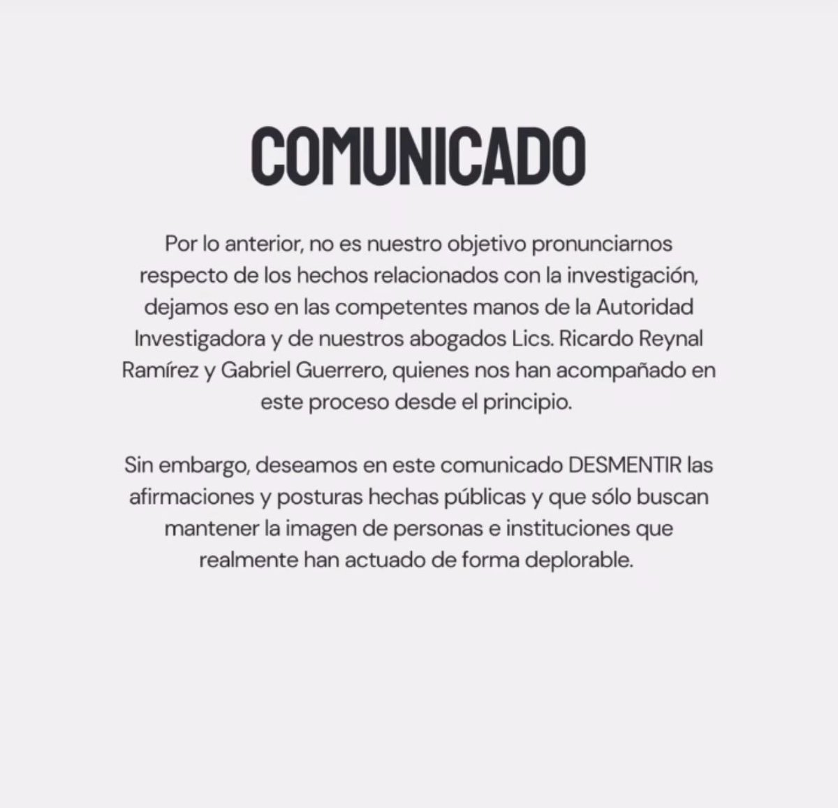 LoQuePasaEnNL's tweet photo. ¡EXPLOTA TEMA RUDY Y LO DIJIMOS! 

LA FAMILIA HABLA EN COMUNICDO EXPRESANDO LO
SIGUIENTE 👇

"Es falso que el personal administrativo del TECMilenio nos haya informado oportunamente (...) 
La manera que se manejó la situación no fue profesional". https://t.co/aim6VIUxfC