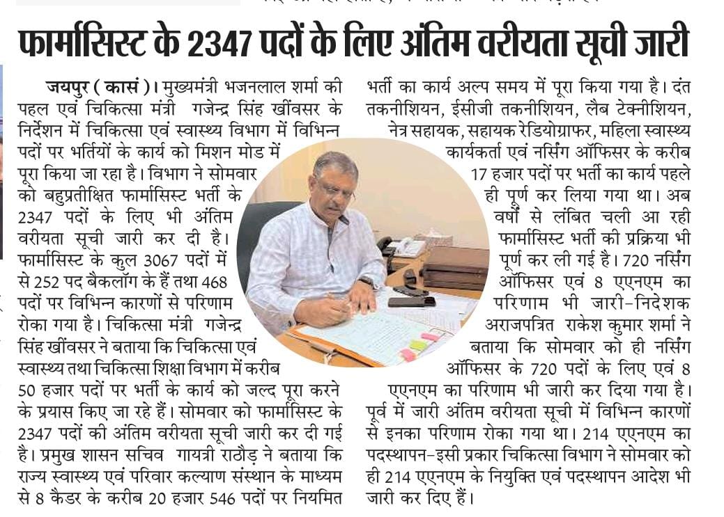 Gajendra Singh Khimsar tweet media