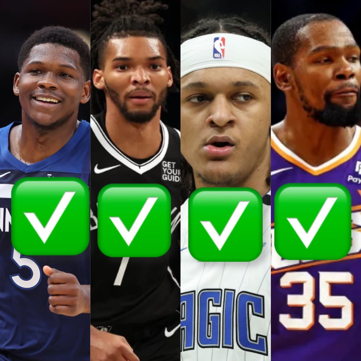 $500 to someone that likes ❤️🔨 4/4 (SWEEP) on player props 🧹✅

𝐊𝐞𝐯𝐢𝐧 𝐃𝐮𝐫𝐚𝐧𝐭 𝐎𝐯𝐞𝐫 𝟑.𝟓 𝐀𝐒𝐓 {𝟒🌟}💎✅
𝐏𝐚𝐨𝐥𝐨 𝐁𝐚𝐧𝐜𝐡𝐞𝐫𝐨 𝐎𝐯𝐞𝐫 𝟏.𝟓 𝟑𝐏𝐌 {𝟓🌟}✅
𝐙𝐢𝐚𝐢𝐫𝐞 𝐖𝐢𝐥𝐥𝐢𝐚𝐦𝐬 𝐎𝐯𝐞𝐫 𝟏.𝟓 𝟑𝐏𝐌 {𝟑🌟}💎✅
𝐀𝐧𝐭𝐡𝐨𝐧𝐲 𝐄𝐝𝐰𝐚𝐫𝐝𝐬