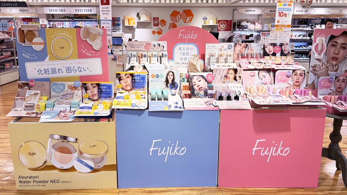 本日より4/22までの4週間 博多 インキューブ天神店にて FujikoのPOP UP