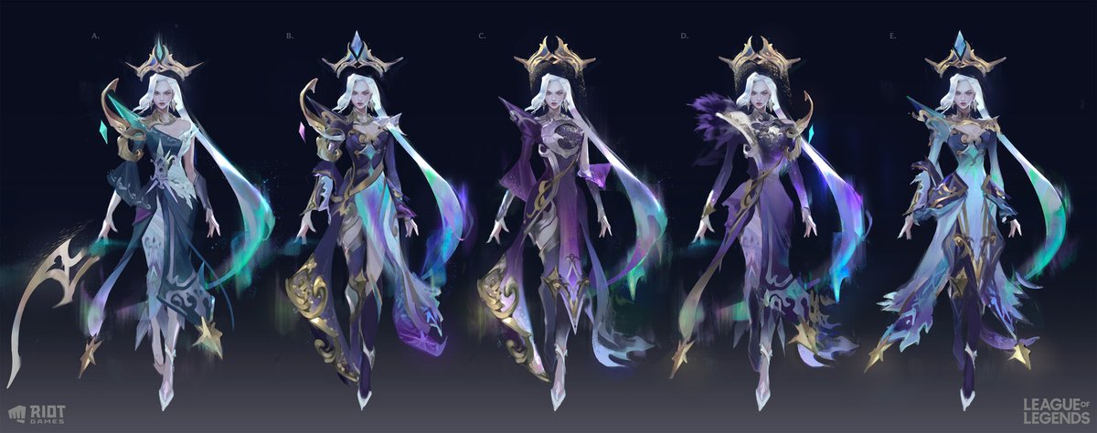 rheekyo's tweet image. Hey everyone! I haven't been too active on social media, but I'm hoping to start sharing my work little by little this year. Wanted to start with something very meaningful for me, this is Winterblessed Diana from 2022, my first legendary skin at Riot : &amp;gt;
