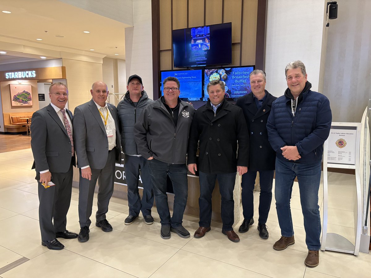 Getting educated to serve you better.  Eric G. Taylor Labour Education Seminar 2025 

Carmen Santoro
Fred Leblanc 
Greg Horton 
Bob McCutcheon 
Pat Stevenson 
Ted Rabicki
Chad Barrow 

#local3168 #educationseminar