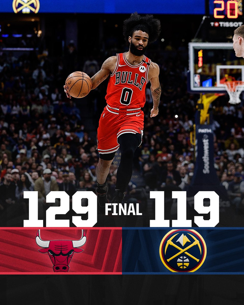 Bulls win in the Mile High City 🔥 #BEEPBEEP