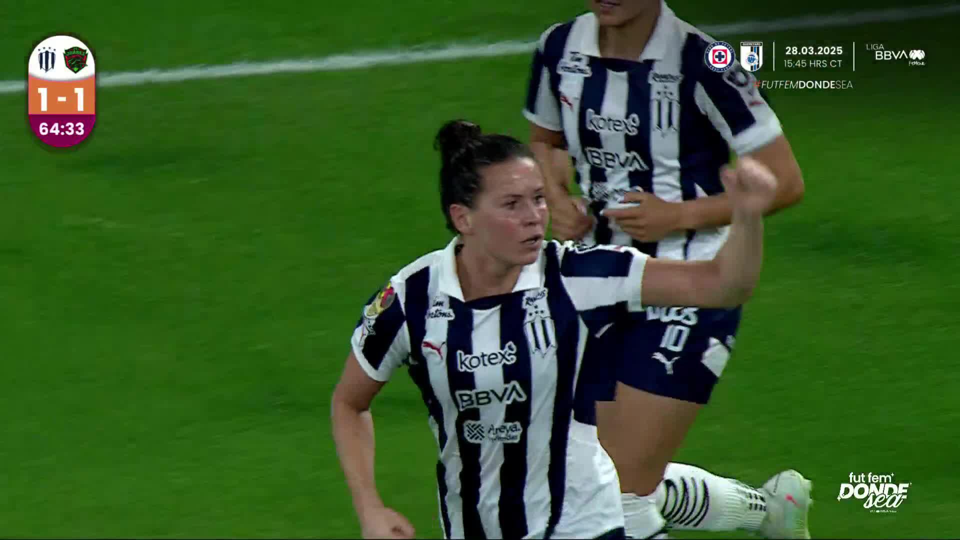 ¡Gol! ¡Gol! ¡Merel Van Dongen dice presente y empata el partido! Ⓜ️🔥🔗