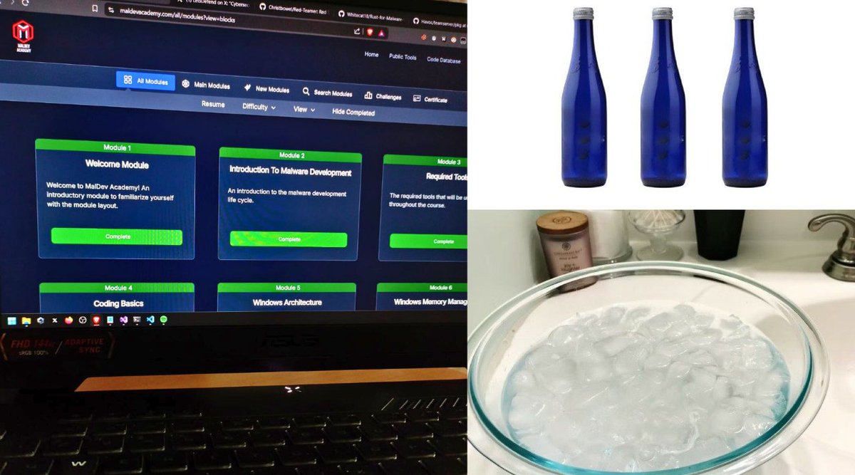 Malware Developer morning routine 👍

<a href="/MalDevAcademy/">MalDev Academy</a> <a href="/mrd0x/">mr.d0x</a>