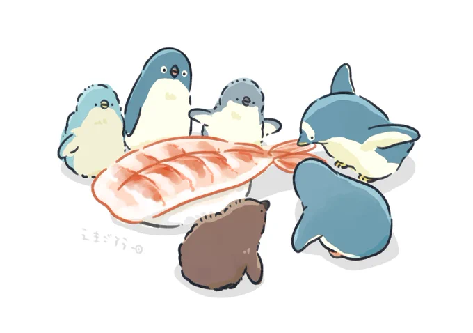 えび#ペンギン #penguin 