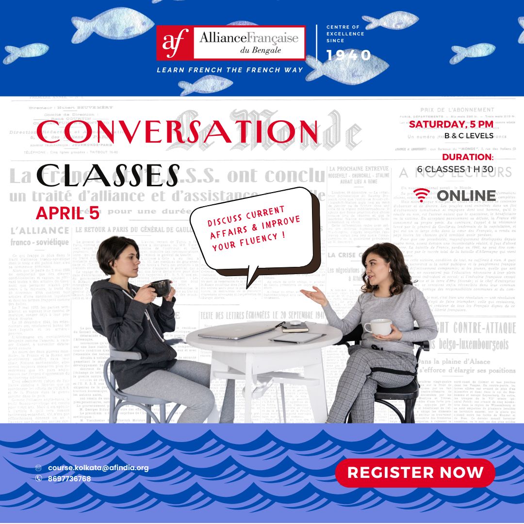 Need to improve your French but can’t commit to a full course? We have the perfect solution for you: French Conversation Classes starting on 5th April 2025! 🎉
