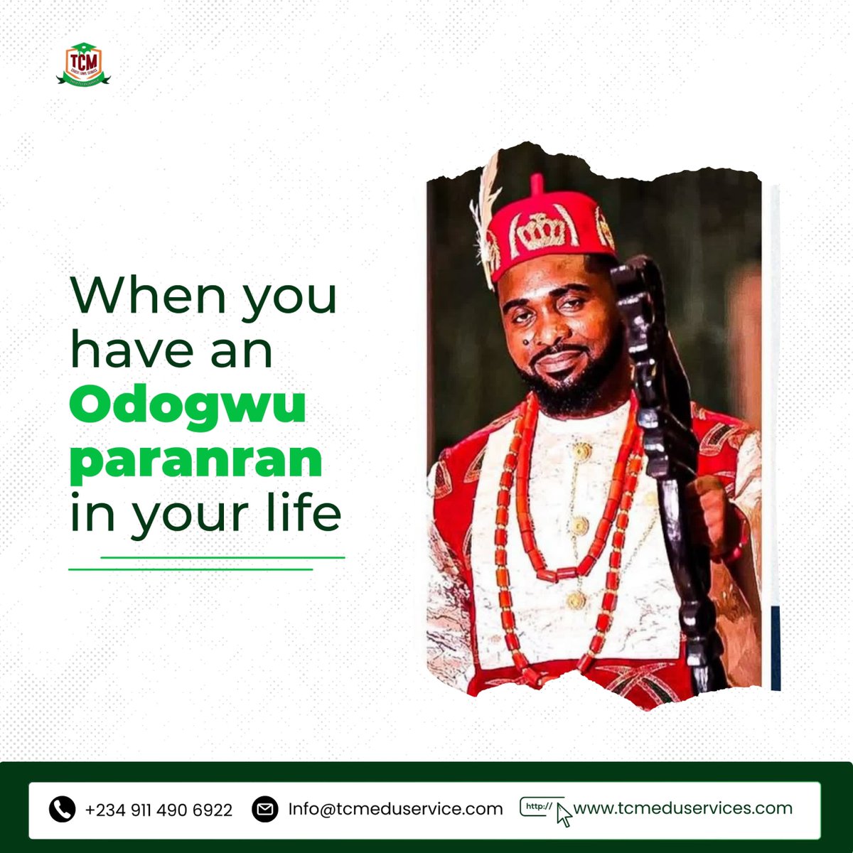 Official_TCMEdu's tweet photo. Every Achalugo deserves an Odogwu to secure the bag and the future! Who’s making that dream happen for you? ✨ #StudyAbroad #OdogwuMoves #SecureTheFuture #TCMEducation #VisaApproved #InternationalStudent #FutureReady #GlobalOpportunities #EducationMatters #TravelToStudy #Degree https://t.co/uYOOywULpc