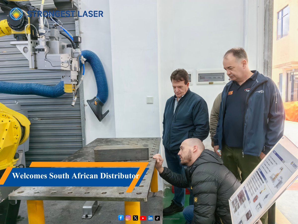 StrongestLaser's tweet photo. STRONGEST LASER Welcomes South African Distributor!

Together, we’re diving deep into core laser technologies and local market needs to deliver top-notch inspection solutions. 🚀

#STRONGESTLASER #GlobalExpansion #LaserInspection #SouthAfrica #Innovation #laserwelder https://t.co/Vu8hoxkD3O