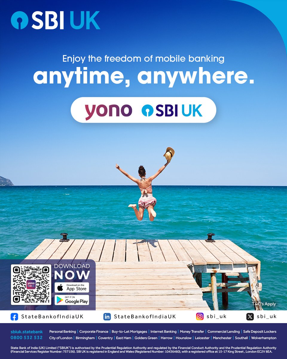 sbi_uk's tweet image. Take your banking with you, wherever you go! 🌴 YONO SBI UK gives you the freedom to manage your money on your terms.

Download YONO SBI UK now: hubs.li/Q03d2DKP0

#sbiuk #yonosbiuk #mobilebank #onlinebanking