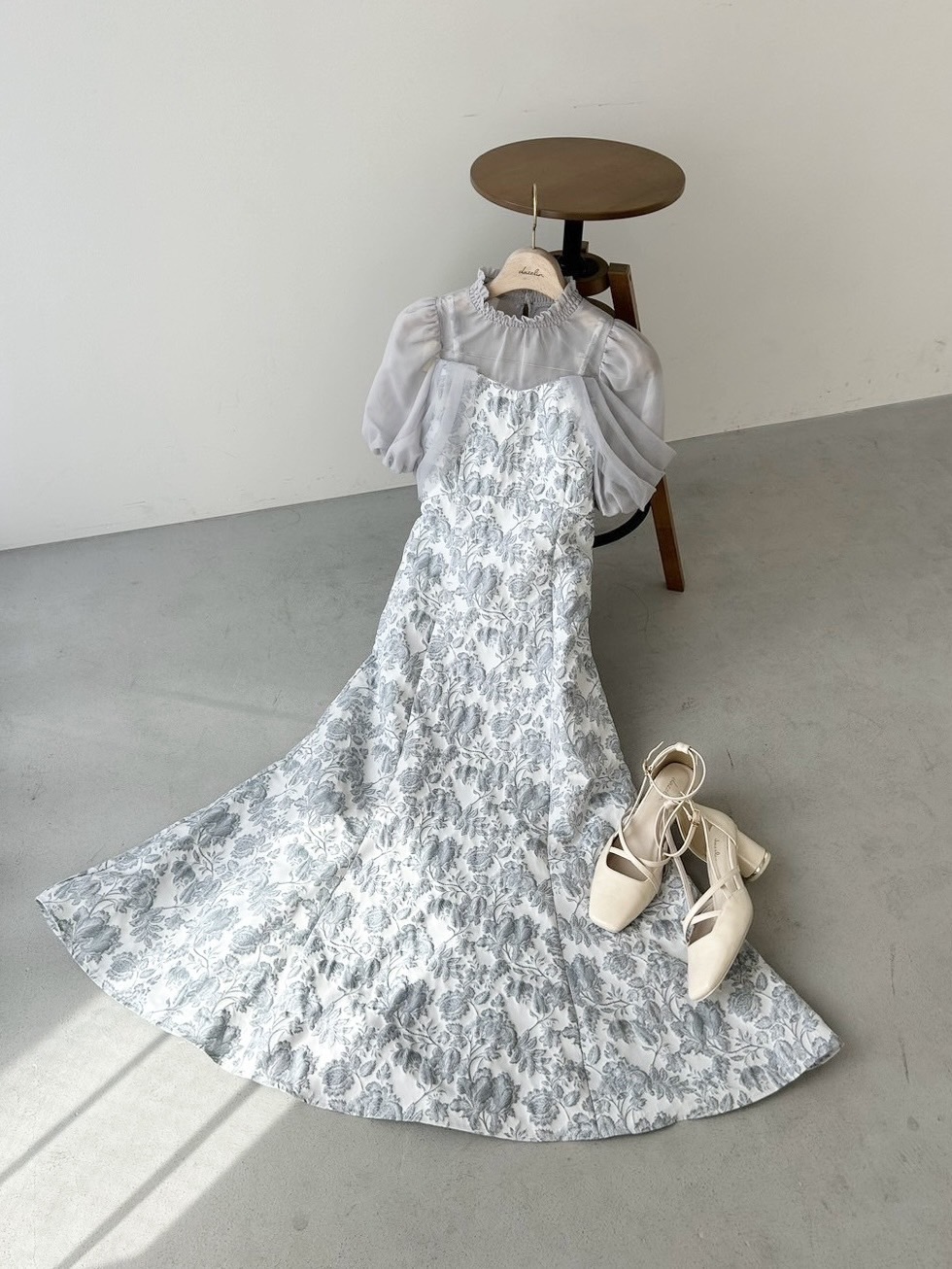 dazzlin チュールベールレースワンピース dazzlin（ダズリン）の「チュールベールレースワンピース（ドレス