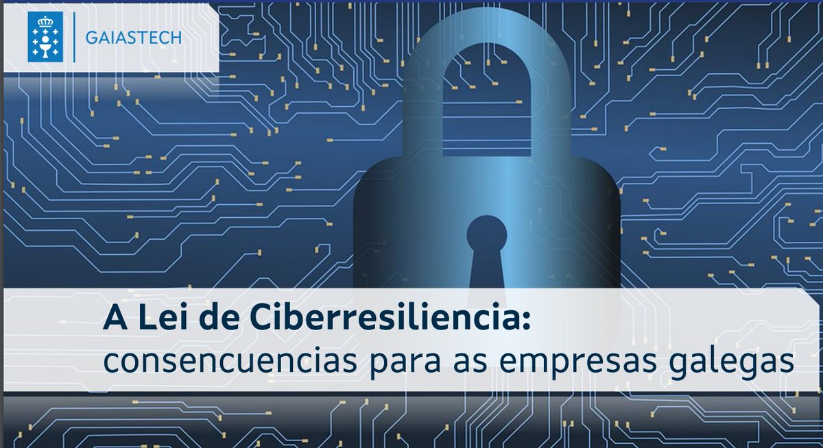 🛡️ A Lei de Ciberresiliencia: consecuencias para as empresas galegas

🖥️ O 27 de marzo, no Centro GaiásTech (09:10-12:30), falarase sobre a nova Lei de Ciberresiliencia e o seu impacto nas empresas e desenvolvedores de software e hardware.
mancomun.gal/novas/a-lei-de…
