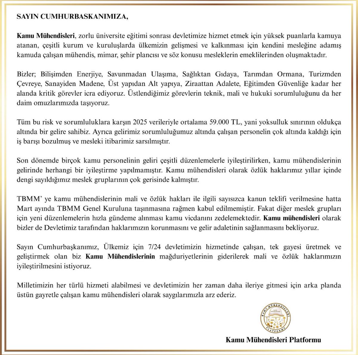 Büşra (@korkmazbusra17) on Twitter photo Sayın Cumhurbaşkanımıza <a href="/RTErdogan/">Recep Tayyip Erdoğan</a>
<a href="/dbdevletbahceli/">Devlet Bahçeli</a>
<a href="/Akparti/">AK Parti</a>
<a href="/MHP_Bilgi/">MHP</a>
<a href="/_cevdetyilmaz/">Cevdet Yılmaz</a>
<a href="/avabdullahguler/">Abdullah Güler</a>
<a href="/memetsimsek/">Mehmet Simsek</a>
<a href="/isikhanvedat/">Prof. Dr. Vedat Işıkhan</a>
<a href="/sevilay_tuncerr/">Sevilay TUNCER</a>
<a href="/_aliyalcin_/">Ali YALÇIN</a>
<a href="/MemurSenKonf/">Memur-Sen</a>
<a href="/Kamu_Sen/">Türkiye Kamu-Sen</a>
<a href="/OnderKahveci/">Önder Kahveci</a>
<a href="/HBTONBUL/">HACI BAYRAM TONBUL 🇹🇷</a>
AbdullahGüler MühendisiUnutma
#MühendislikMeslekKanunu Sayın Cumhurbaşkanımıza <a href="/RTErdogan/">Recep Tayyip Erdoğan</a>
<a href="/dbdevletbahceli/">Devlet Bahçeli</a>
<a href="/Akparti/">AK Parti</a>
<a href="/MHP_Bilgi/">MHP</a>
<a href="/_cevdetyilmaz/">Cevdet Yılmaz</a>
<a href="/avabdullahguler/">Abdullah Güler</a>
<a href="/memetsimsek/">Mehmet Simsek</a>
<a href="/isikhanvedat/">Prof. Dr. Vedat Işıkhan</a>
<a href="/sevilay_tuncerr/">Sevilay TUNCER</a>
<a href="/_aliyalcin_/">Ali YALÇIN</a>
<a href="/MemurSenKonf/">Memur-Sen</a>
<a href="/Kamu_Sen/">Türkiye Kamu-Sen</a>
<a href="/OnderKahveci/">Önder Kahveci</a>
<a href="/HBTONBUL/">HACI BAYRAM TONBUL 🇹🇷</a>
AbdullahGüler MühendisiUnutma
#MühendislikMeslekKanunu