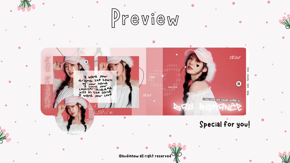 audinnew's tweet image. Help repost! 🖤

Hi, lovelies! Aku membawa layout ready stock Ningning, Jennie dan Seulgi special price 10.000/each. Hasil dari orderan ini 100℅ akan didonasikan (cek thread di bawah ini). Thank you! 💌

#zonauang