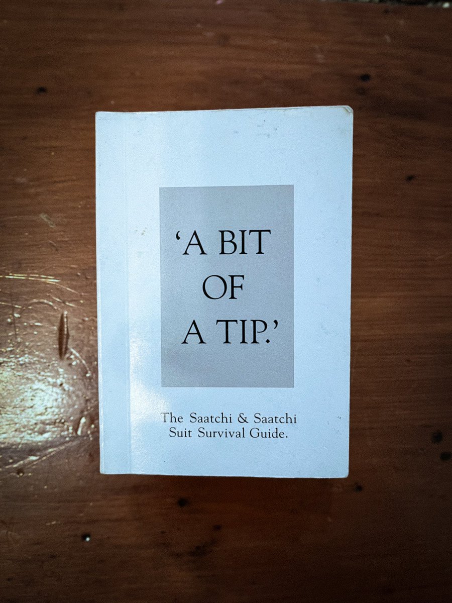 andstephenson's tweet photo. @v_praveen These are the two wee Saatchi books I dug out https://t.co/pLQziA7D7E