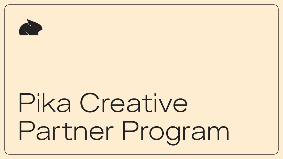 promptvara's tweet photo. Honored &amp; Gratefull that,
@pika_labs
Took me in their:
CREATOR PARTNER PROGRAM https://t.co/0aTiOAmKk4