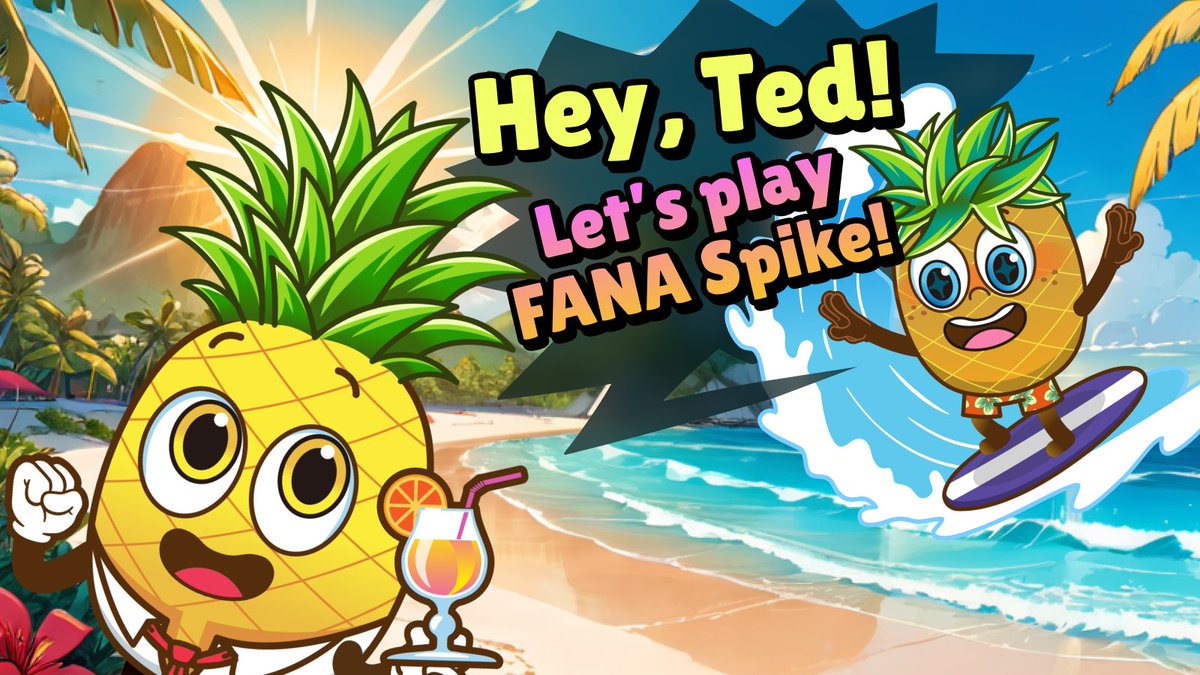 Fananas (@fananasofficial) on Twitter photo Letโs play FANA Spike! 
Predict the wave and ride it out!
#TedAI #Fananas Letโs play FANA Spike! 
Predict the wave and ride it out!
#TedAI #Fananas