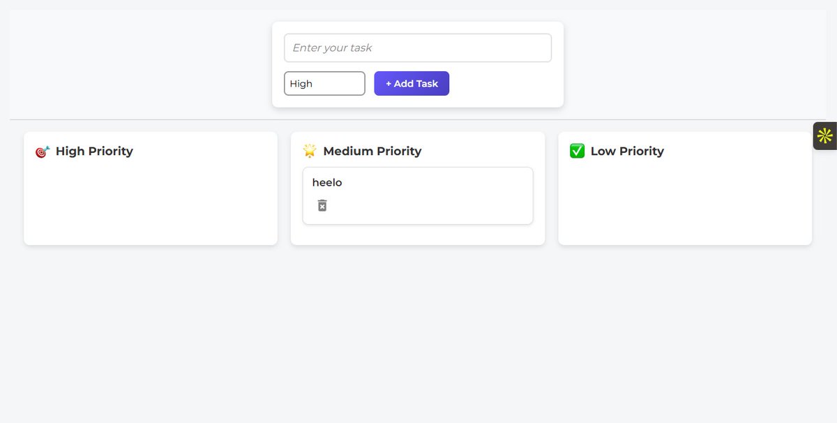 Today i built a To-Do List Project.
Tech Stack : ReactJS , HTML , CSS
 GitHub Link : github.com/yashsharma228/…  
Live Demo : reactjstodolistreact.netlify.app

#ReactJS #WebDevelopment #sde #developers