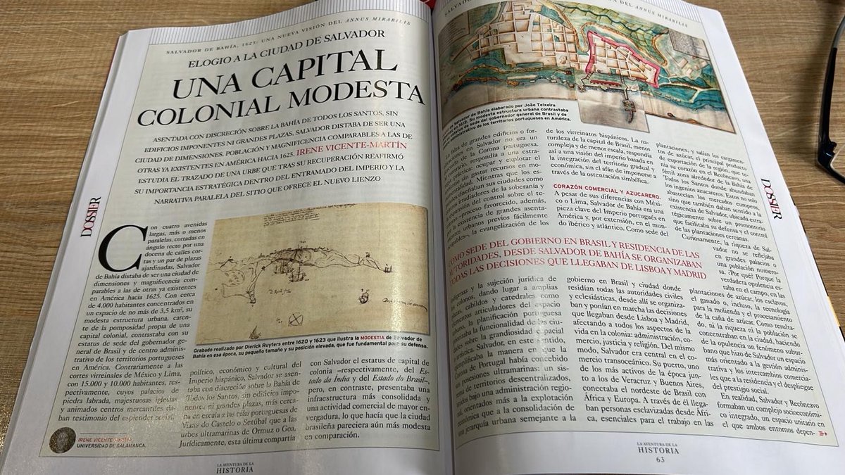 BRASILHIS DATABASE (@brasilhis) on Twitter photo Este mes, <a href="/AventurHistoria/">AventuradelaHistoria</a> publica el dossier "1625, Salvador de Bahía y el Annus Mirabilis de Felipe IV" en el que participan nuestros investigadores <a href="/josemansant/">José Manuel Santos</a> e <a href="/IreneVicenteM/">Irene Vicente-Martín</a> Este mes, <a href="/AventurHistoria/">AventuradelaHistoria</a> publica el dossier "1625, Salvador de Bahía y el Annus Mirabilis de Felipe IV" en el que participan nuestros investigadores <a href="/josemansant/">José Manuel Santos</a> e <a href="/IreneVicenteM/">Irene Vicente-Martín</a>