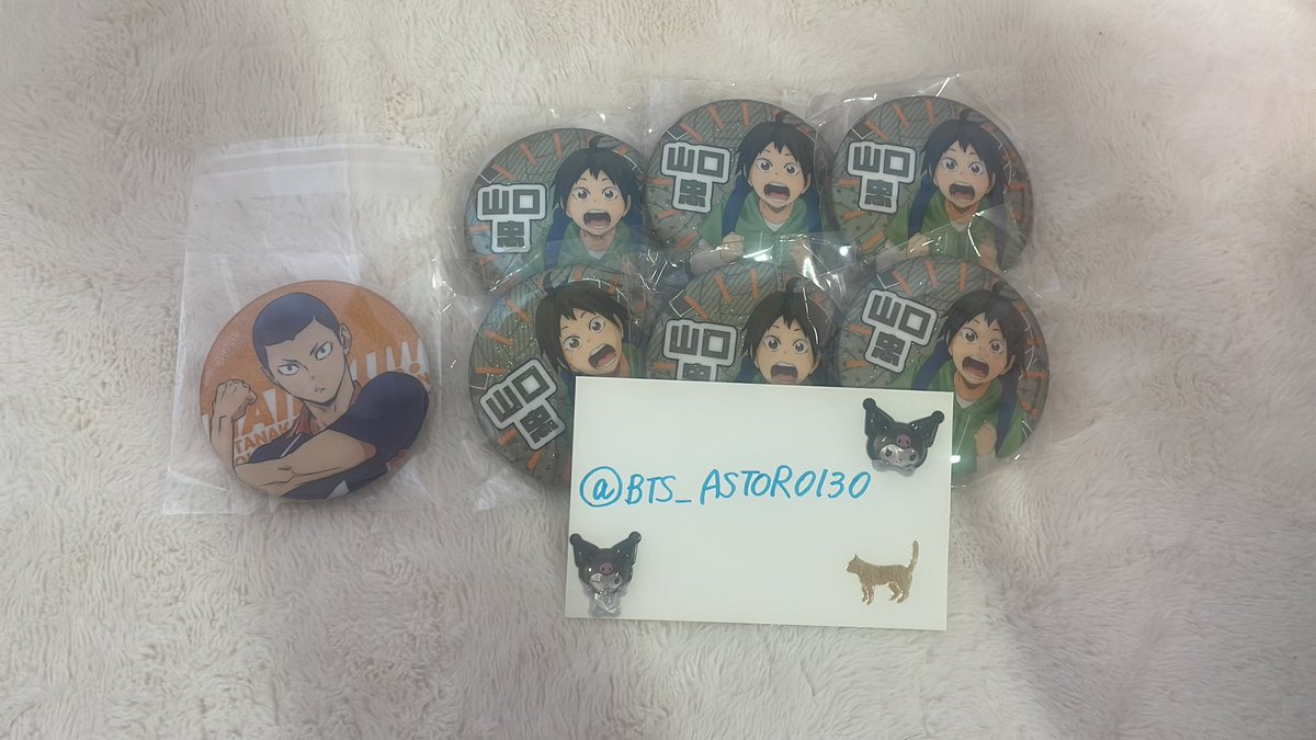 BTS_ASTORO130's tweet photo. @__beaverr はじめまして、こんにちは
検索から失礼します。
譲 山口6 (田中)
求 同種 影山、菅原2、月島、及川2、
上記のお取引を郵送にてお願いしたいです。
異種田中はお求めの物でしたら、6:7でのお取引にさせて頂きたいです。
ご検討よろしくお願いいたします🙇‍♀️,, https://t.co/2AWGPwlt76