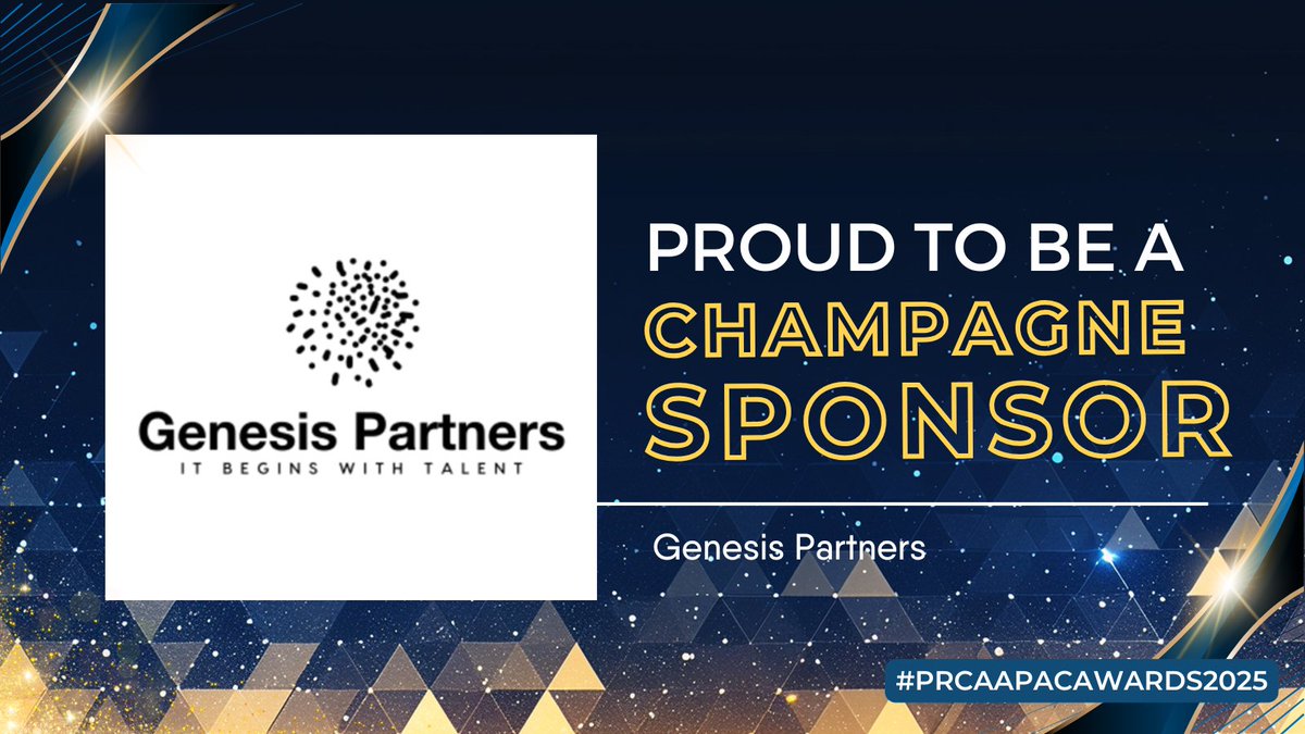The countdown is on! 
 
Thanks to our champagne sponsor, Genesis Partners, we'll be toasting to success in style! 🥂 
 
A big shoutout also to The Hoffman Agency, our Gold Sponsor.
 
Raise a glass with us! Get your ticket here: ow.ly/1Lm550V57f8