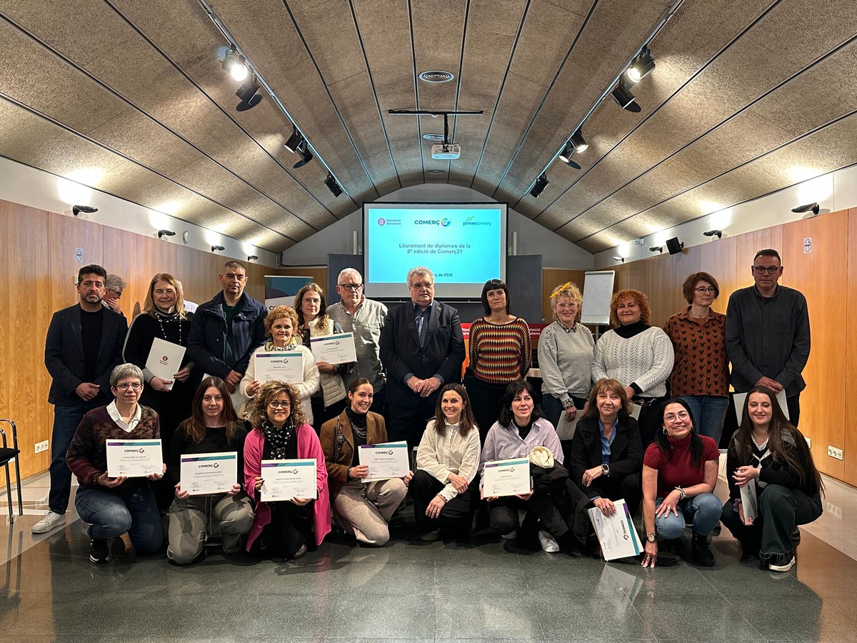 📢Finalitza la 8a edició del programa Comerç 21 per millorar l’oferta comercial de les comarques de Barcelona

✅La iniciativa, impulsada per la <a href="/diba/">Diputació de Barcelona</a> i <a href="/PIMEComerc/">Pimec Comerç</a>, ha acompanyat 50 micropimes en àmbits com la digitalització, la comercialització o el màrqueting

Més informació: