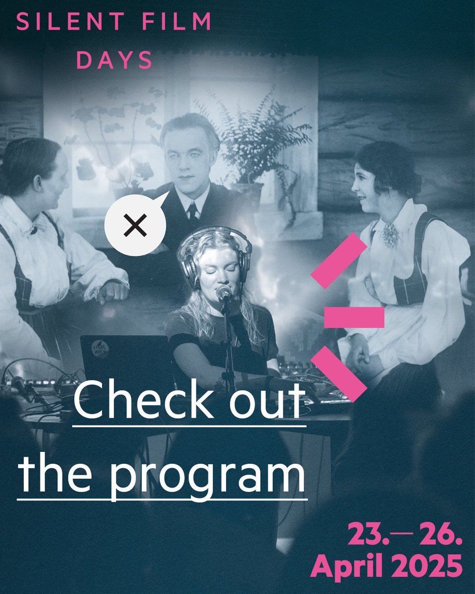 Check out the program for Tromsø Silent Film Days 2025📽✨

– Where classic silent films merges with newly composed and live performed music🎶
👇
verdensteatret.no/silentfilmdays