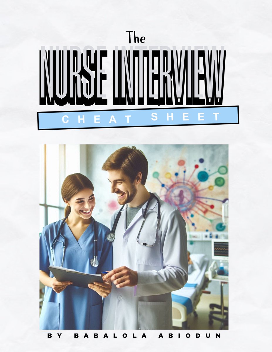 biosums02's tweet photo. Ace your nurse interview with confidence. Dreaming of landing your ideal nursing job? In your home country or abroad? My nurse interview E Book is your ultimate guide to success. Go get yours now from the links in my BIO now. And if you are in Africa and you need this DM me . https://t.co/vlVoezEuU6