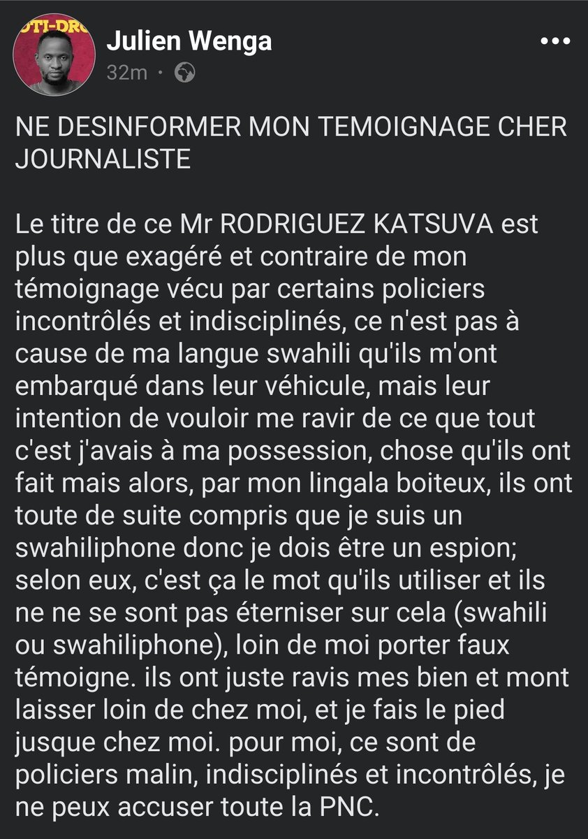 <a href="/Katsuva_R/">Rodriguez Katsuva</a> 😂😂😂
Comment vous faites pour mentir cher <a href="/Katsuva_R/">Rodriguez Katsuva</a>
Soyez quand-même vrai