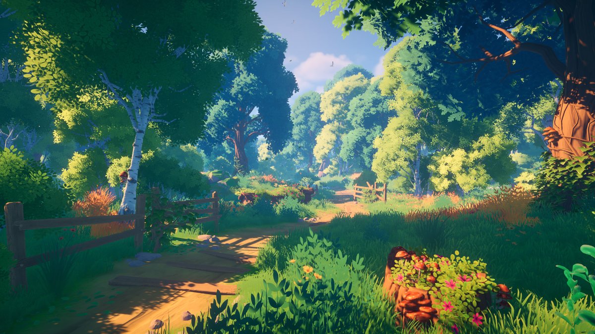 Some screenshots from the Meadow Environment – Stylized Pack! 🌿 #madewithunity 
assetstore.unity.com/packages/3d/en…

#indiegamedev #gamedev #unity