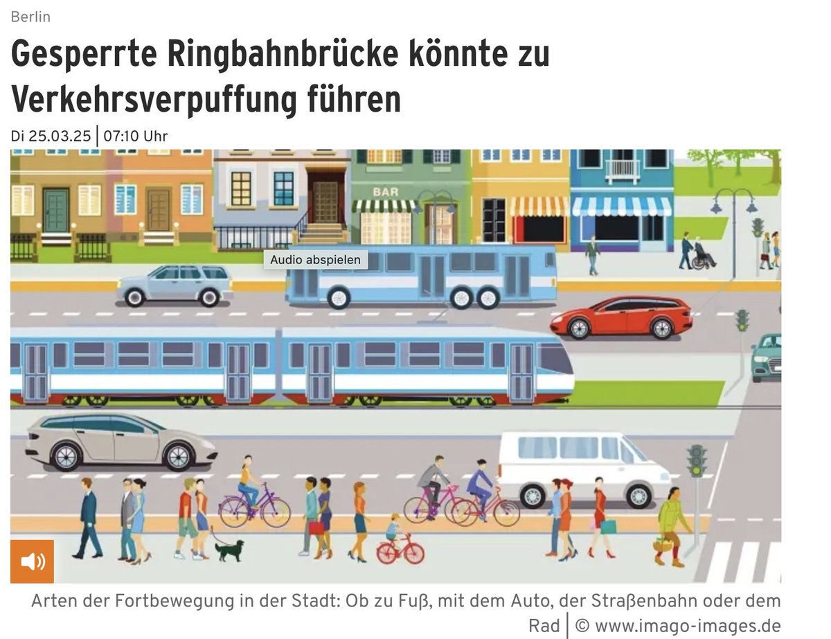 Die Chancen des #A100 Desasters 
"Verkehrsverpuffung"
Sehr schön erklärt✨
bei Reduzierung oder Einschränkung von Straßenkapazitäten verschwindet - entgegen der intuitiven Erwartung  - ein Teil des Verkehrs dauerhaft.
radioeins.de/programm/sendu…