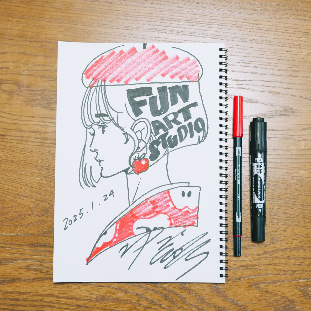 tombowpencil's tweet photo. #FUNARTLOVERS Vol.28 中村佑介さん
第一線で活躍するクリエイターが「描くこと」について語る本企画。今回はイラストレーターの中村佑介さん( @kazekissa )に登場いただきました！多彩な作品を生み出してきた中村さんに創作の原点や制作のこだわり、信念について伺いました。
https://t.co/p31vUUzvGM https://t.co/raaZhetvKX