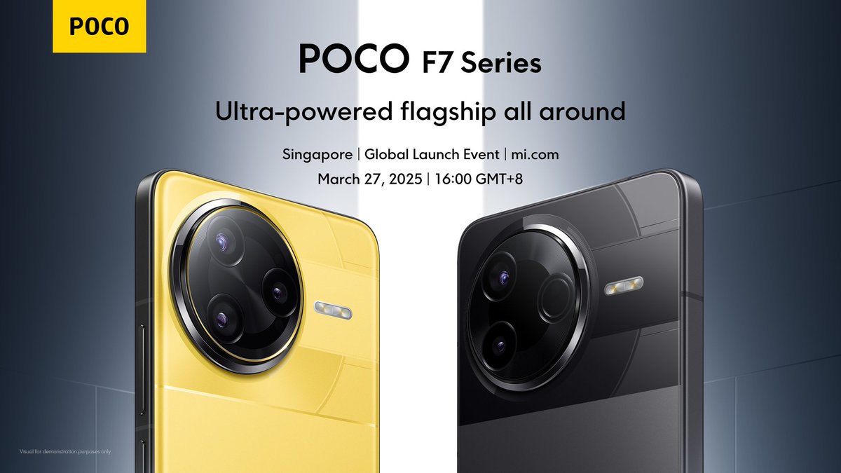 Giveaway time!!!

<a href="/POCOGlobal/">POCO</a>'s #POCOF7Series will be dropped globally soon. Which specs do you like the most? I'll choose one lucky fan to receive #POCOF7Ultra.

Rules: 
Must comment before March 28th, 2025
Must use #POCOF7Series hashtag 
Retweet and tag a friend!