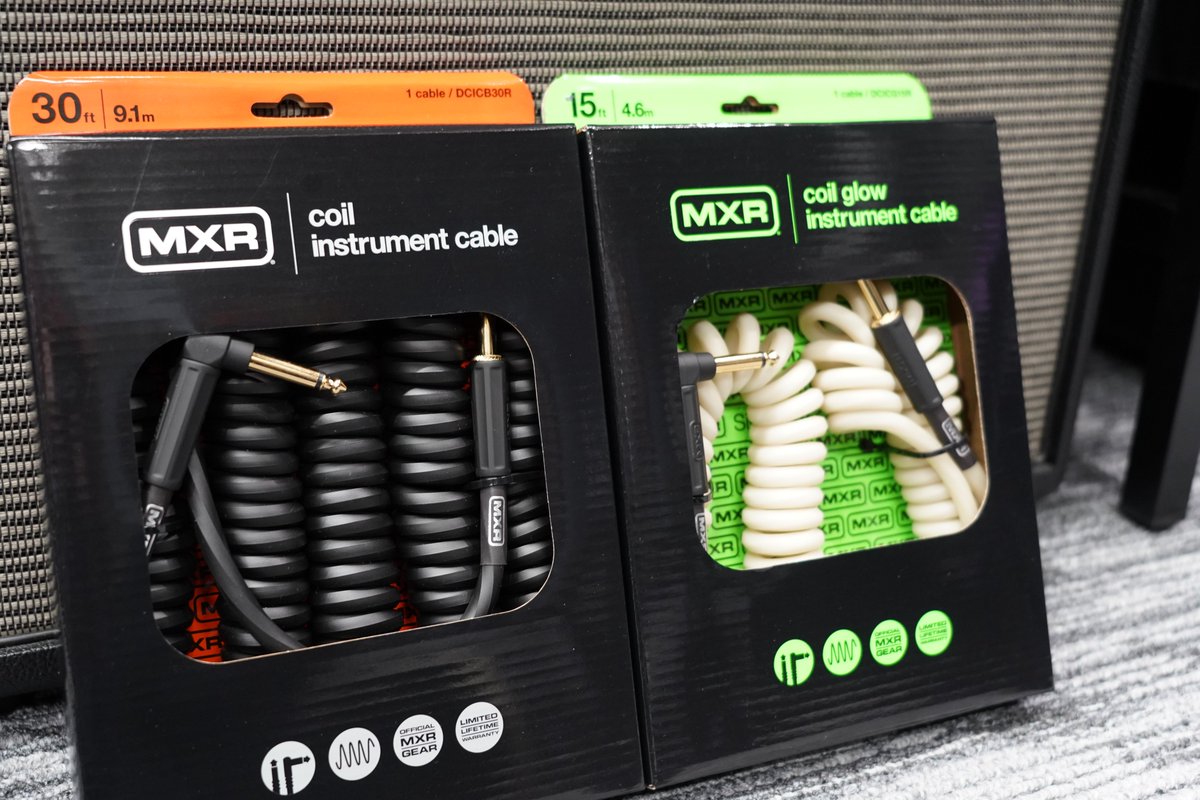 MXR COIL CABLE MXRケーブルからコイルケーブルが新発売！ ブラックと