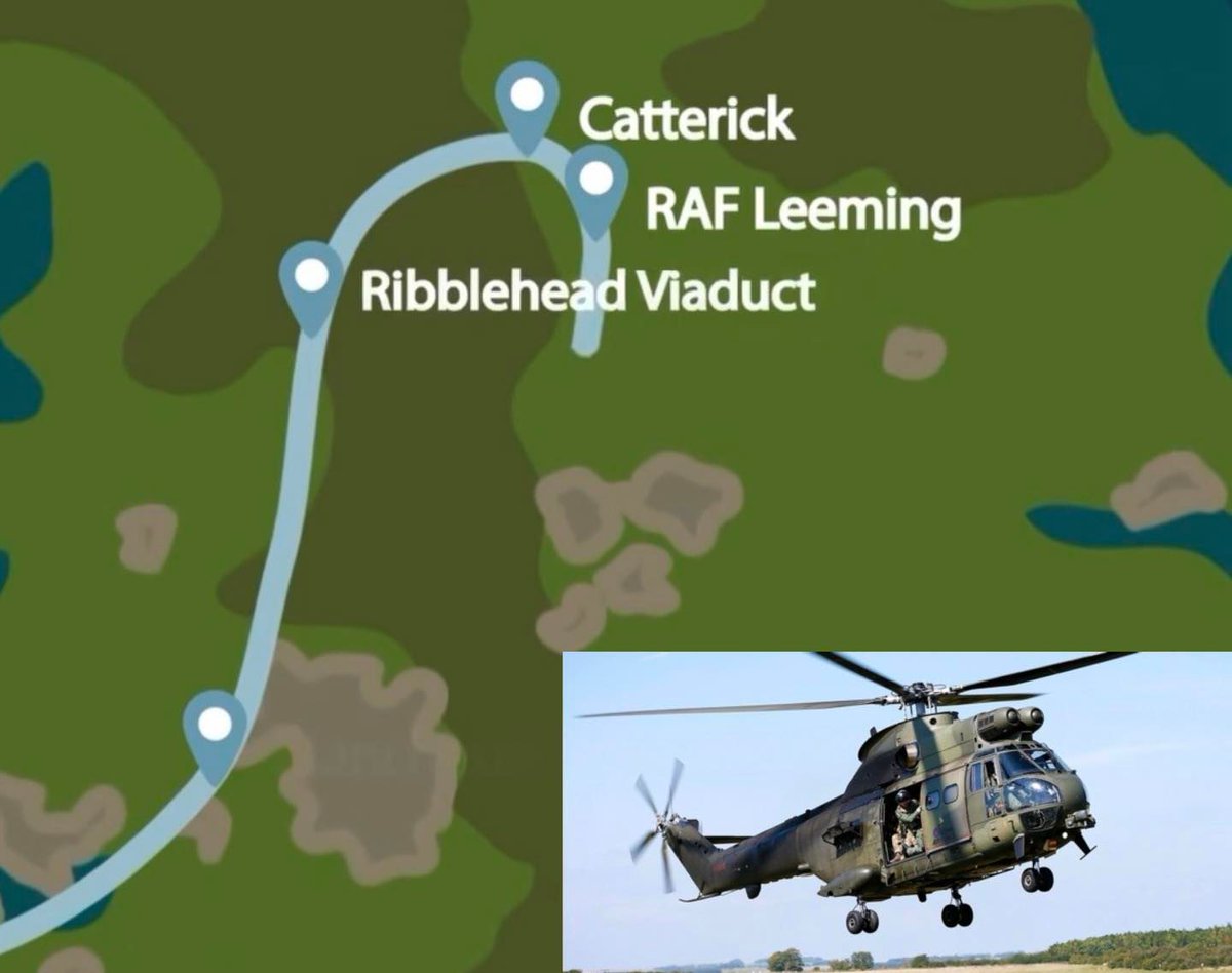 On 27th March the legendary RAF Puma HC Mk2 helicopters will say a fond farewell to sites in North Yorkshire. 

A convoy flight of Pumas that have served in the RAF since 1972 will head over Ribblehead Viaduct, Catterick &amp; RAF Leeming