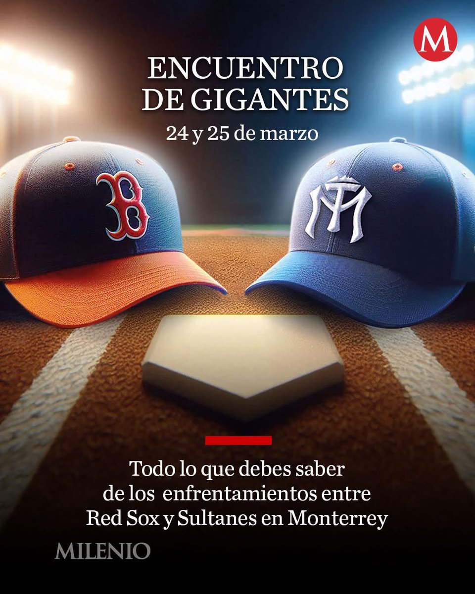 #InfografíaMILENIO | <a href="/RedSox/">Red Sox</a> y <a href="/SultanesOficial/">Sultanes de Monterrey</a> se enfrentan por primera vez en el Estadio Mobil Súper! Aquí todos los detalles mile.io/4hDhtt3