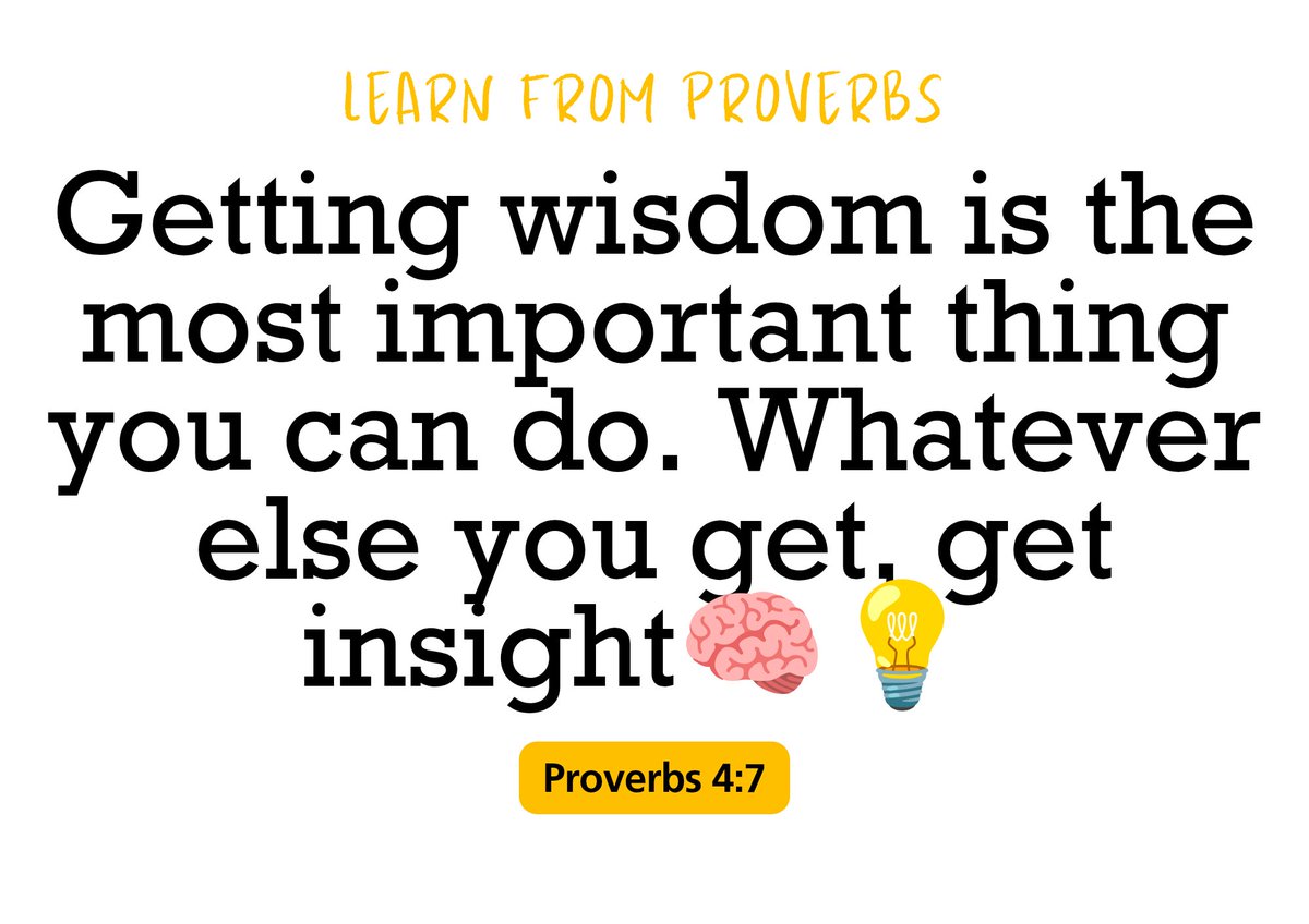 EmyrichTk48878's tweet image. Wisdom 🧠💡 
#Wisdom #learnfromproverbs
