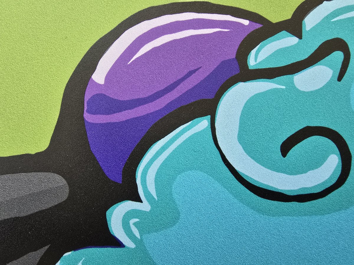 cryptodwoot's tweet image. Just got my @degenfatcats poster delivered!

70x70 cm / 28x28″ (🍌 for scale )
Shiny contours and all

He's going straight up on the office wall.
@degencoinflip