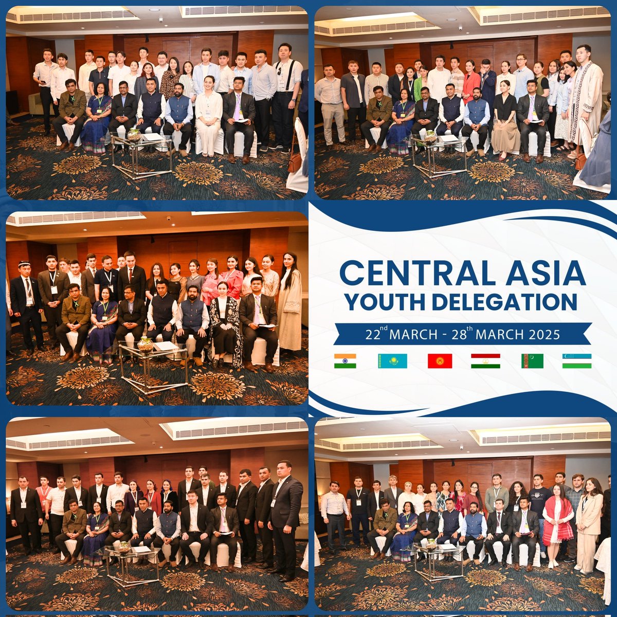 YASMinistry's tweet photo. Hon'ble Chief Minister of Goa, Dr. Pramod Sawant, had an engaging interaction with #CentralAsiaYouthDelegation, discussing shared aspirations &amp; cultural ties. The exchange highlighted the role of youth in strengthening international bonds and building lasting friendships. #CAYD https://t.co/EFJo61H5oU