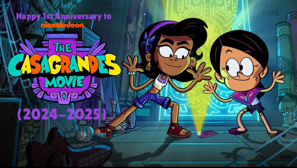 Happy Late Anniversary To The Casagrandes Movie 💙💛🧡💜🎥🍿 #TheCasagrandesMovie #TheCasagrandesMovie <a href="/Nickelodeon/">Nickelodeon</a> <a href="/NickAnimation/">Nickelodeon Animation</a>