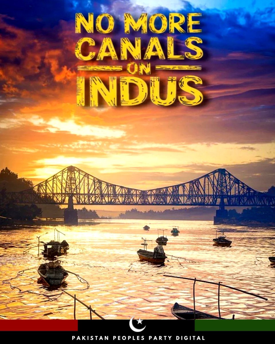 #NoMoreCanalsOnIndus