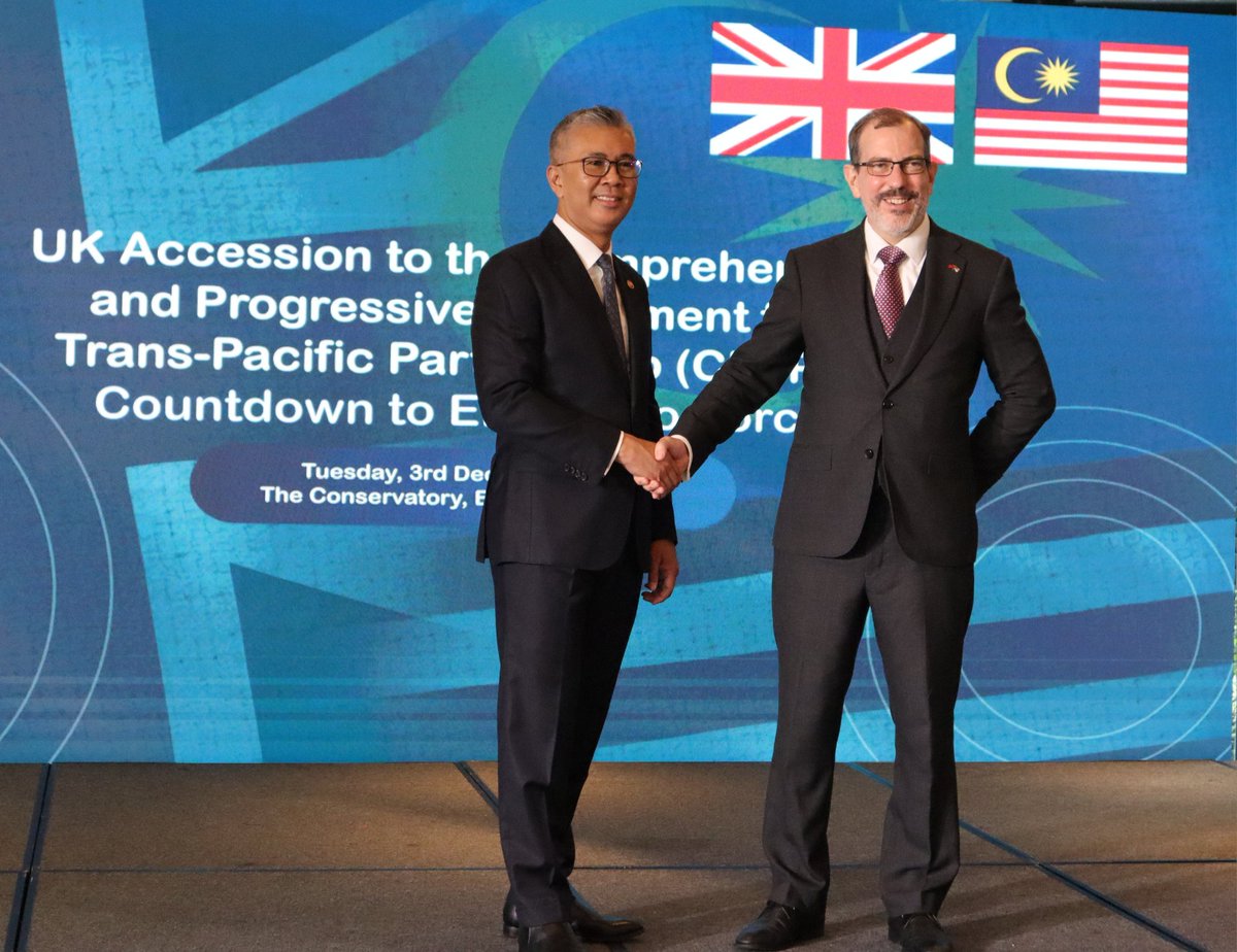 It has been 100 days since the #UK's #CPTPP entry into force.

To learn more about the first free trade agreement between the UK and Malaysia, click here - great.gov.uk/markets/malays…