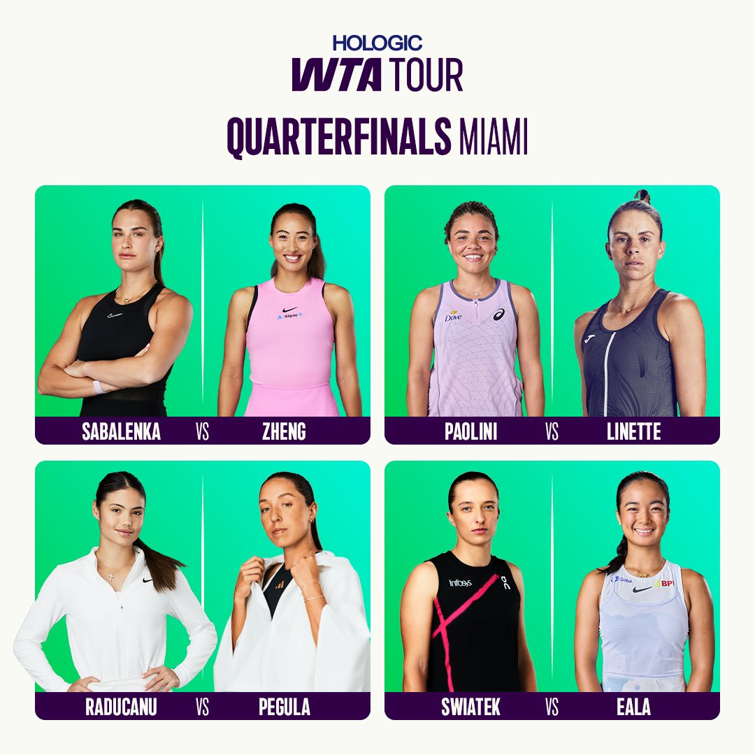 Who will become the next Champion in Miami ? 🏆

#MiamiOpen