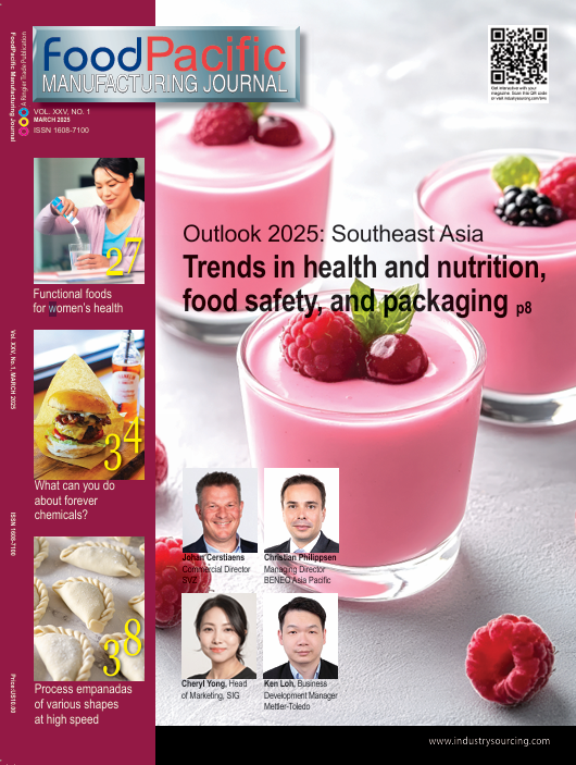 FoodBevAsia's tweet photo. Here's your link to the latest issue of FoodPacific Manufacturing Journal.   Food safety, sustainability, and health and nutrition are themes in this month’s issue where you will find exclusive interviews and a compilation of trends and new products. 
https://t.co/g5UpIgoJTL https://t.co/tpY32vc17X