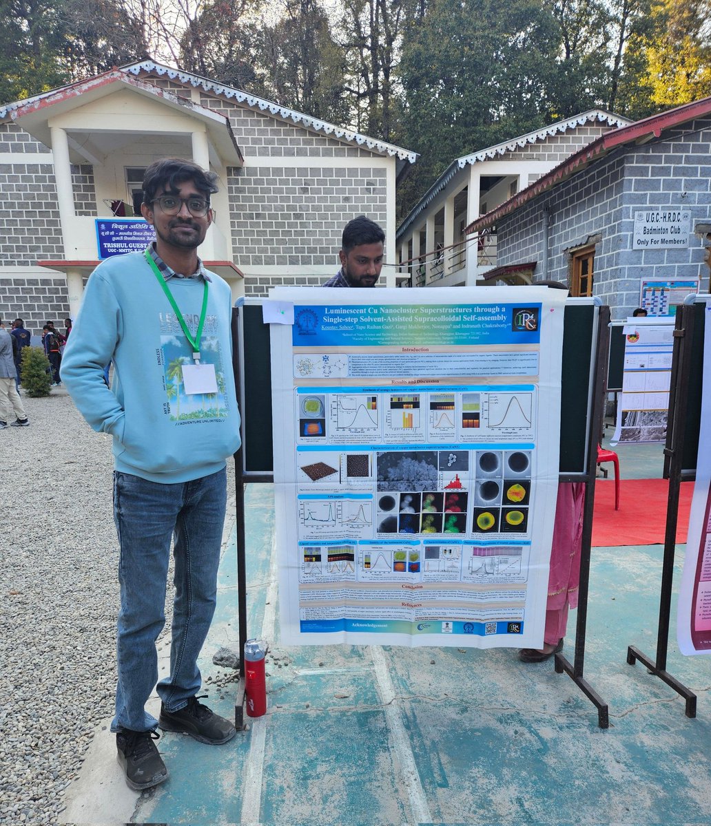 IRG_iitkgp's tweet photo. @Sahookoustav34 bagged the best poster award in the 3rd International Conference on Energy, Functional Materials/molecules and Nanotechnology (ICEFN-2025) held at Kumaun University, Uttarakhand. 
Congratulations Koustav! Keep up the good work. https://t.co/muEzIAg9xV