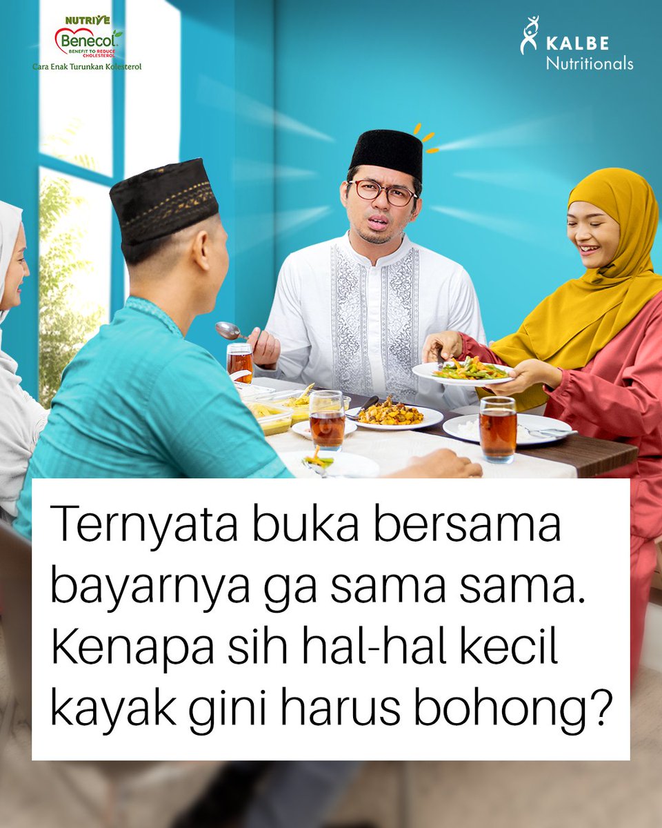 Jangan lupa abadikan keseruan bukber kamu bareng teman di #BukberBarengBenecol biar ada peluang dapet THR! ✨💸

Hari ini batas terakhirnya ya! Info selengkapnya bisa cek pin postingan instagram @nutrivebenecol_id! 

#KolesterolTobatRamadanLebihNikmat #TemanMakanEnak