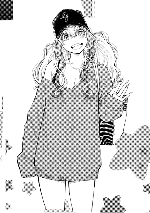 アタリ→下絵→ペン→仕上げ 