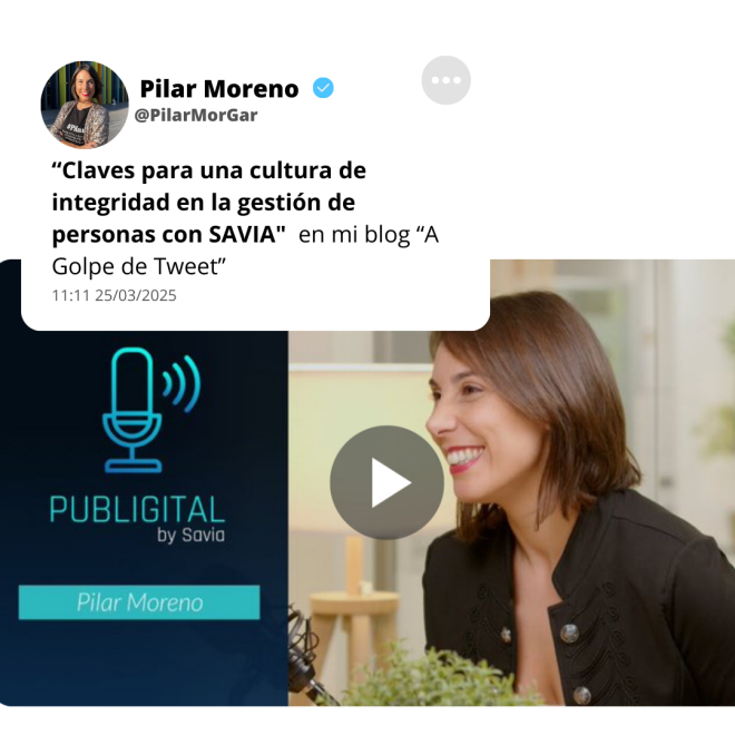 Pilar Moreno⚡️ (@pilarmorgar) on Twitter photo 🎙️Aprender a identificar y combatir los riesgos de corrupción no es solo un deber, sino una inversión para las administraciones públicas comprometidas con el interés general
Te lo cuento en el podcast de @SAVIA_RRHH, ahora en #AGolpedeTweet,con <a href="/kaneboo/">Ángela Medrano 👩🏻💻</a>
agolpedetweetpilarmorgar.wordpress.com/2025/03/25/cla… 🎙️Aprender a identificar y combatir los riesgos de corrupción no es solo un deber, sino una inversión para las administraciones públicas comprometidas con el interés general
Te lo cuento en el podcast de @SAVIA_RRHH, ahora en #AGolpedeTweet,con <a href="/kaneboo/">Ángela Medrano 👩🏻💻</a>
agolpedetweetpilarmorgar.wordpress.com/2025/03/25/cla…