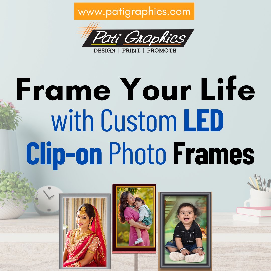 patigraphics's tweet image. 𝐅𝐫𝐚𝐦𝐞 𝐘𝐨𝐮𝐫 𝐋𝐢𝐟𝐞 𝐰𝐢𝐭𝐡 𝐄𝐥𝐞𝐠𝐚𝐧𝐜𝐞!
Showcase your cherished memories with 𝐂𝐮𝐬𝐭𝐨𝐦 𝐋𝐄𝐃 𝐂𝐥𝐢𝐩-𝐨𝐧 𝐏𝐡𝐨𝐭𝐨 𝐅𝐫𝐚𝐦𝐞𝐬 from Pati Graphics! 🖼️💡 
#PatiGraphics #CustomPhotoFrames #LEDFrames #CherishMoments